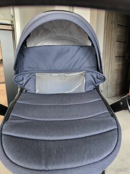 Kočík Noordi Fjordi 2v1 Jeans Blue s príslušenstvom - 3