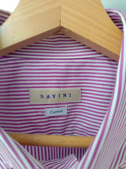 Nová pružkovana,pasikavá pánska,chlapcenska košeľa velkost L - 3