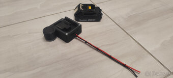 Adaptér batérie makita 18V s voltmetrom ( Hranatý/Okrúhly ) - 3