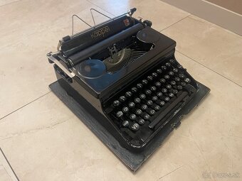 Starožitný písací stroj Kappel - 3