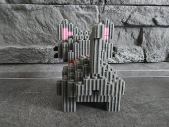 Sivá mačka Mini lego - 3