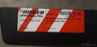 Kryty na prahy Mercedes C W203. - 3