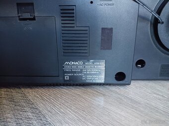 Monako AWR420 radiomagnetofon retro 2 kazeťák - 3