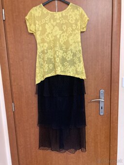 Sukňa spolu s elegantným vrškom - 3