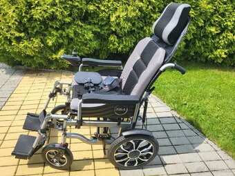 elektrický invalidný vozík XL 53cm do170kg novy 10km/h - 3