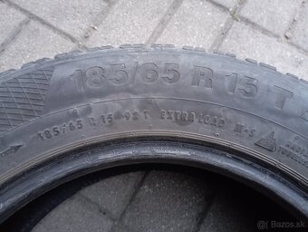 1ks zimná 185/65R15 Continental TS 850 - 3