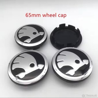 Škoda stredové krytky, pukličky, puklice - 3