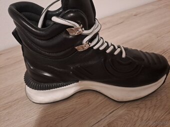 ETIMEĒ dámske štýlové členkové tenisky - čierne č. 37 - 3