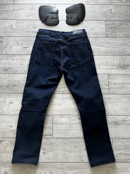 Oxford Pánske rifle Slim 2 Years Aged Modré 32 (D) - 3