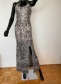 Spoločenské šaty s flitrami -nové - 3