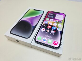Predám Apple iPhone 14 128gb MIDNIGHT BATERKA 100% - 3