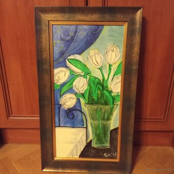 Obraz (váza a kvetiny) - 3