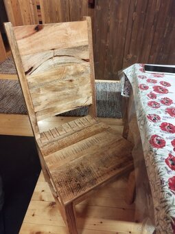 Drevená stolička mango - 3