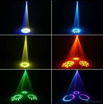 GOBO rotačné hlavy 120W - RGBW LED + prepravný kufrík. - 3