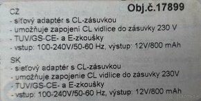 Predám HAMA sieťový adaptér s CL zásuvkou - 3