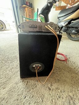 Predám subwoofer + zosilovač - 3
