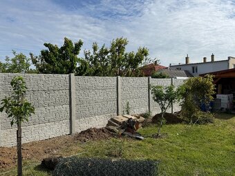 Betonovy plot vrátane montáže na kľúč len za 83€ - 3