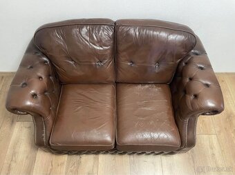 Chesterfield gauč / 2 seat / 2 sedak / gauč / - 3