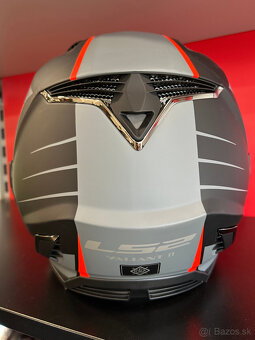 Prilba LS2 Valliant II chrome/orange č.XS - 3