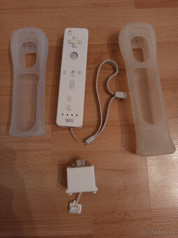 Nintendo Wii - ORIGINÁL ovládač NINTENDO + Motion Plus Adapt - 3