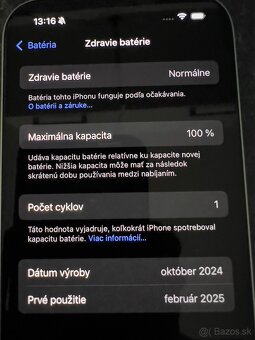 ✅IPhone 16 128gb 100% baterka nový✅ - 3