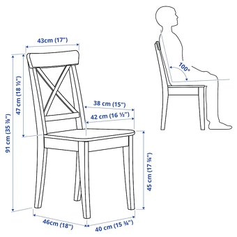 Predám nové drevené stoličky IKEA - 3