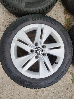 Originál alu disky+pneu VW GolfVIII 7Jx16, 5x112 ET48 - 3