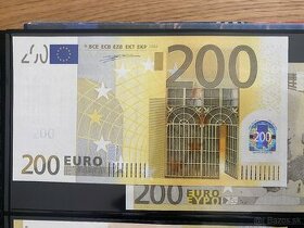 Predám 200€ bankovku z roku 2002, séria "X" v (UNC) - 3