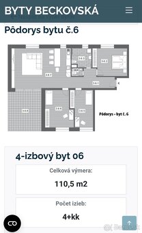 PREDÁM 4 izbový byt s terasou NOVOSTAVBA - 3