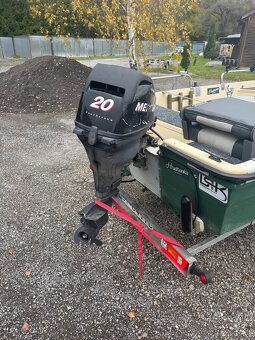 Predám laminátový čln, motor, elektromotor, vozík, sonar - 3