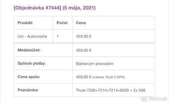 Thule Edge Wingbar stresny nosic - 3