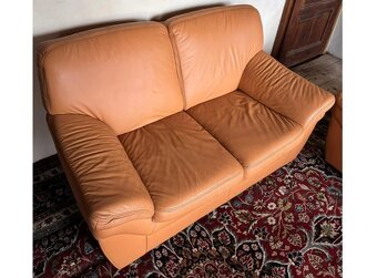 Kožená sedací souprava 2+1, 3202 - 3