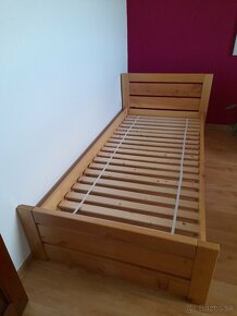 Drevená posteľ 90x200 - 3