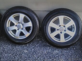 Alu disky touareg 5x130 obuté zimné pneu 235/65 R17 - 3