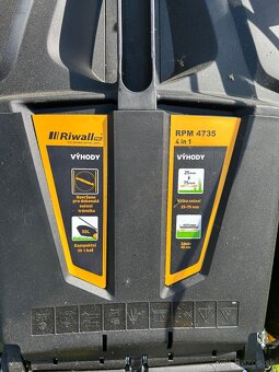 Benzínová kosačka s pojazdom Riwall pro rpm4735 - 3