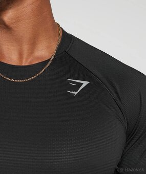 panske tricko GYMSHARK velkost M cierne - 3