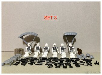 Rôzne sety vojakov 5 + doplnky - typ lego - nové - 3