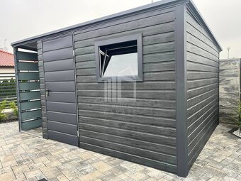 Záhradný domček imitácia dreva, DOVEZIEME POSTAVÍME ZADARMO - 3