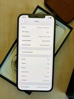 iPhone 12 Pro MAX - 256 GB - modrý - 3