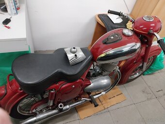 Jawa 250 kývačka polbubon r.v. 1955 - 3