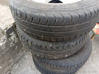 Alu disky +letné pneumatiky opel - 3