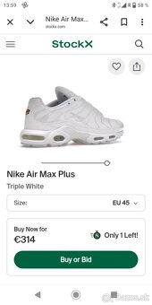 Nike Air Max Plus / Triple White - 3