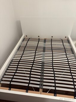 Posteľ MALM (IKEA) 160x200 + matrace + rošty - 3