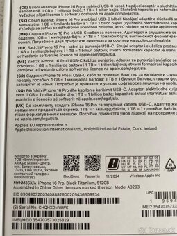 Úplne nový iPhone 16 Pro 512 GB black - 3