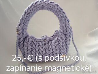 Háčkovaná kabelka - 3