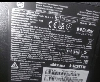 Philips 75pus8506/12 Smart 4k Android Ambilight - 3