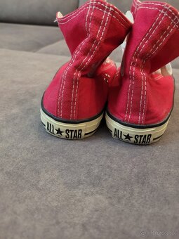 Cervene platene tenisky Converse vel. 38 - 3