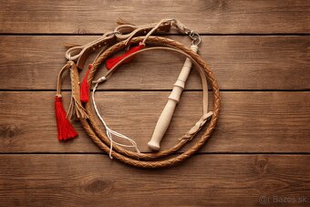 Pastiersky bič svetlý 250cm - 3