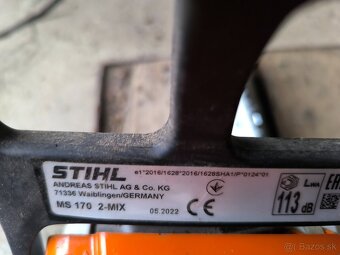 Predám motorovú pílu Stihl MS 170 - 3