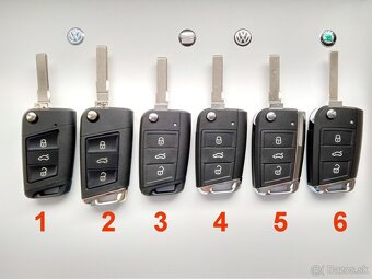 Škoda octavia fabia superb autokľuč obal kluča - 3